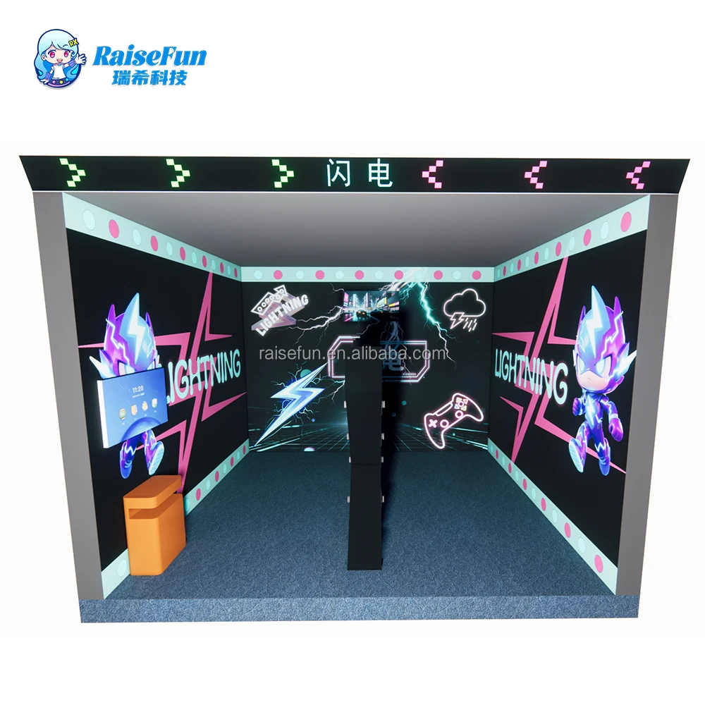 RaiseFun Digital Sports Game Lightning 1-2 Player Dynamic Music Intense Reaction Challenges Simple Accessible Casual Fun