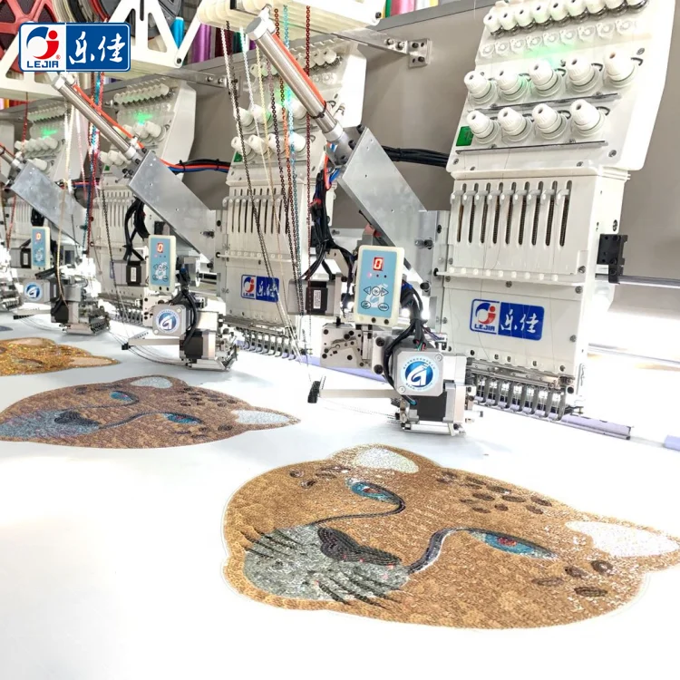 Sequins Sewing Computerized Maya Cheap Embroidery Machines