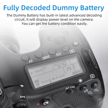 Kingma LP-E17 LP E17 Dummy Battery Kit with AC Power Supply Adapter detail image