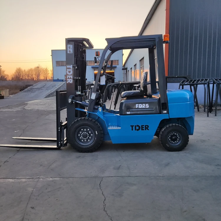 Tder 1.5ton Diesel Forklift Truck 3ton 3.5ton 4ton 5ton Forklift Truck