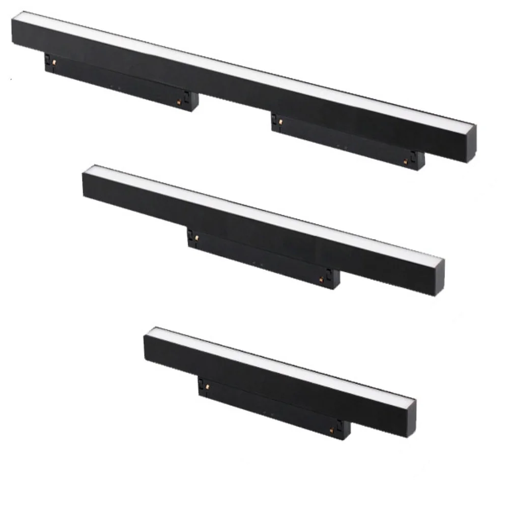 Smart 48V Magnetic LED Linear Track Spot Lighting System Magnetic Magnet Rail LED Lamp Magnetic Track Light
