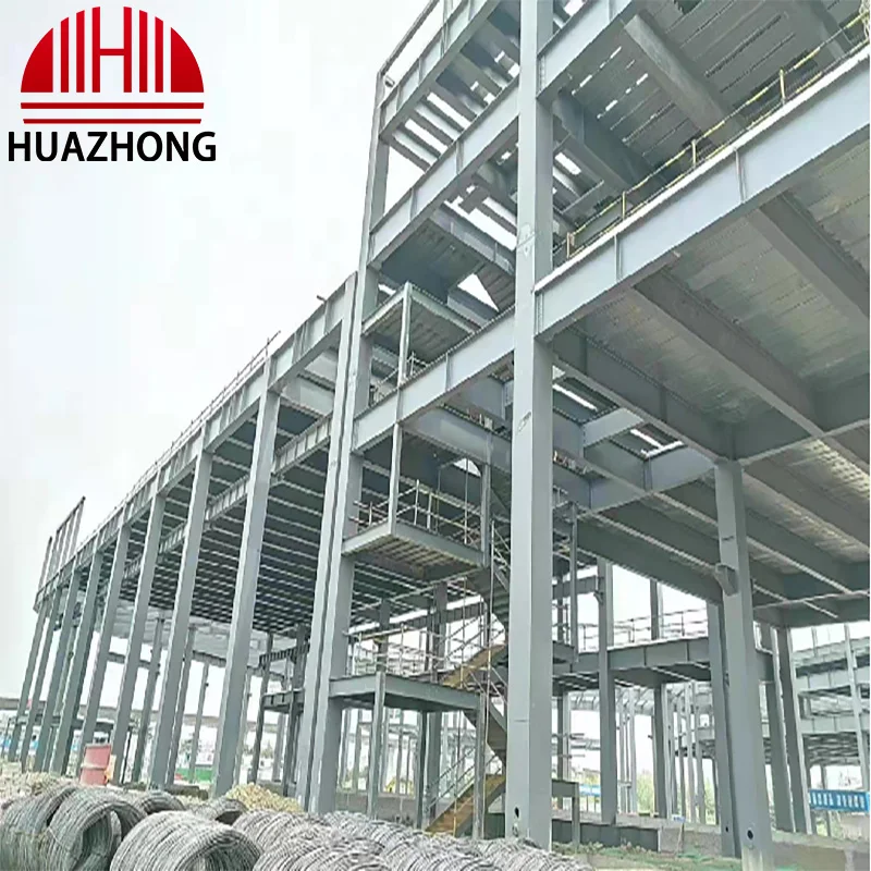 Modern Prefabricated Steel Structure Workshop for Airport Train Station Garage Shed Economical Large Steel Building for