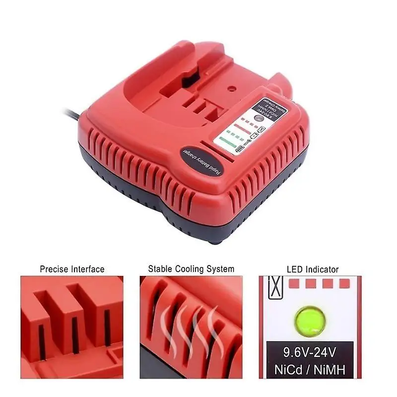 Replaceemnt 9.6V-24V Fast Battery Charger Fit and Decker HPB12 HPB96 HPB18  FS18C Battery 