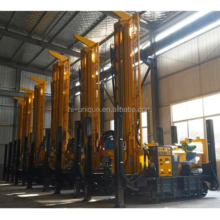 Cheap Multifunctional 180m Crawler Type Shallow Water Well Drilling Rig Machine
