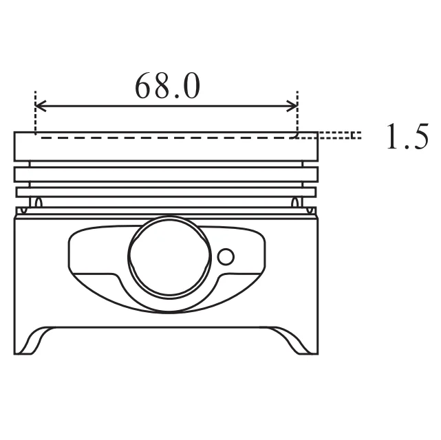 NFZ Engine Piston 94642700 PI4261300 40179600 0400600 8742400000 8743360700 8743360000 94642700 40161600 0400400 S44000 0318800