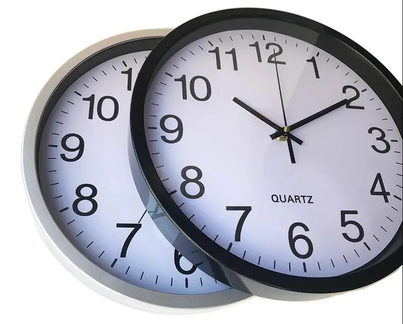 Оптовая продажа с фабрики рекламных подарков 12 дюймов круглые пластиковые кварцевые настенные часы вы легко сможете повесить в любом