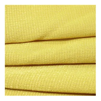 Hot quality Imitated cupro honeycomb rayon / polyester fabric
