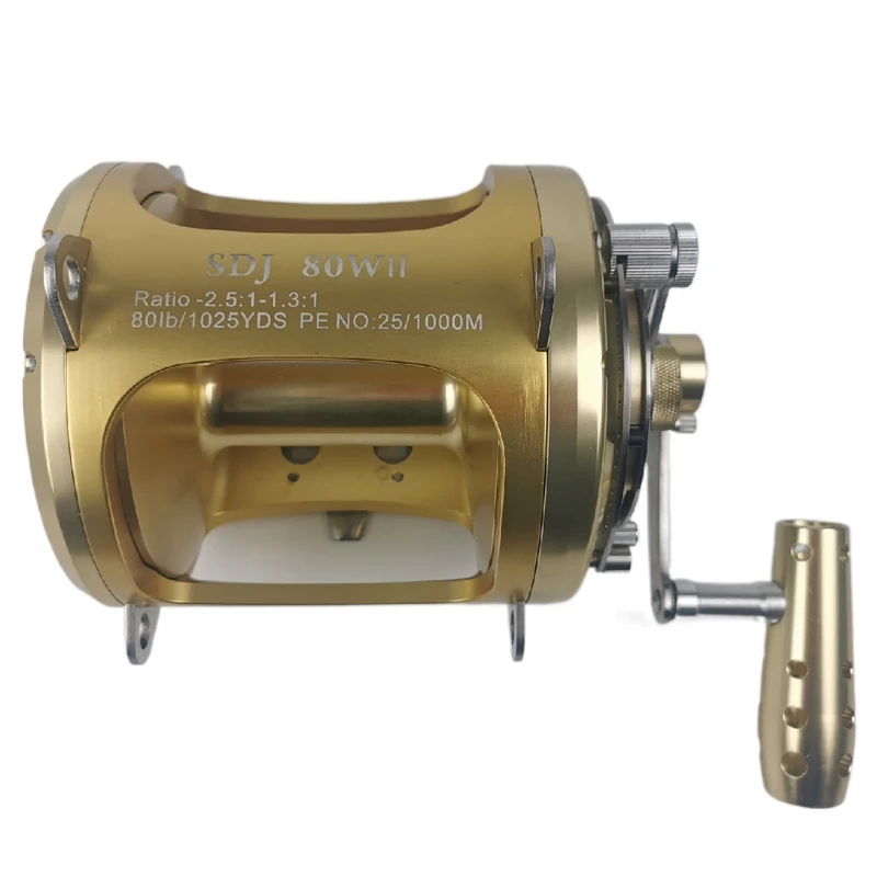 Big Game 80w Trolling Fishing Reel 8+1BB CNC Saltwater Boat Big Game Fish Reels Heavy Duty Sea Trolling Fishing Reel Big Game 80w Trolling Fishing Reel 8+1BB CNC Saltwater Boat Big Game Fish Reels Heavy Duty Sea Trolling Fishing Reel