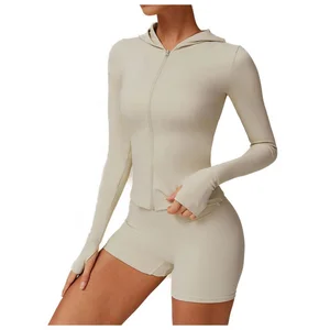 2026 New TB Popular Women's Gym Yoga Jacket Breathable Sportswear With Zip for Running Basketball Yoga-Printed Pattern