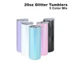 Tumblers Glitter 5 colori Mix
