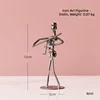 Violin-iron art figure