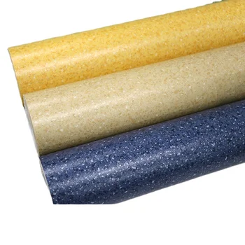 Huge Color Options Plastic flooring Linoleum Flooring Rolls Commercial Pvc  Heterogeneous Floor