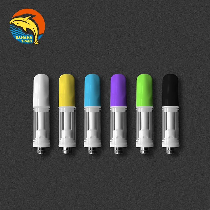 Factory price 510 cartridge 1ml atomizer glass tank cbd cartridge full ceramic vape pen cartridge