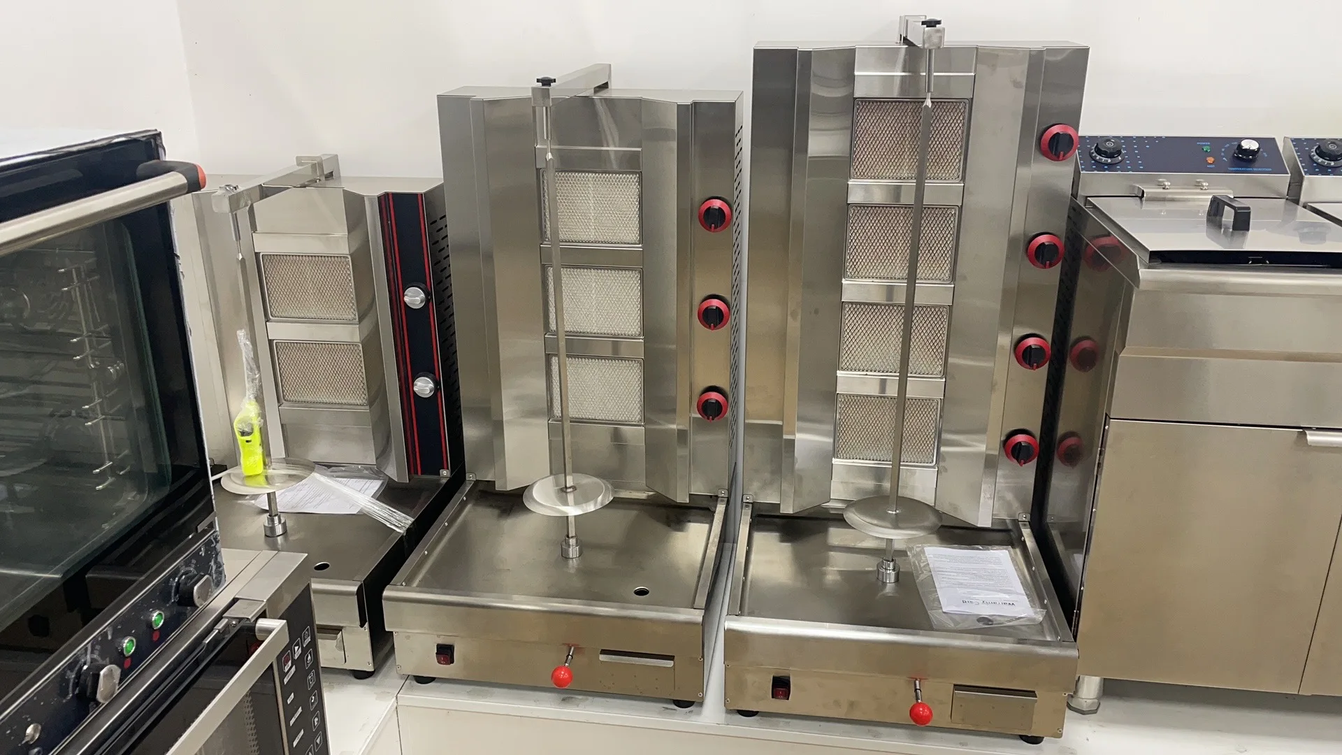 Commercial Electric Automatic Shawarma Rotating Vertical Kebab Machine