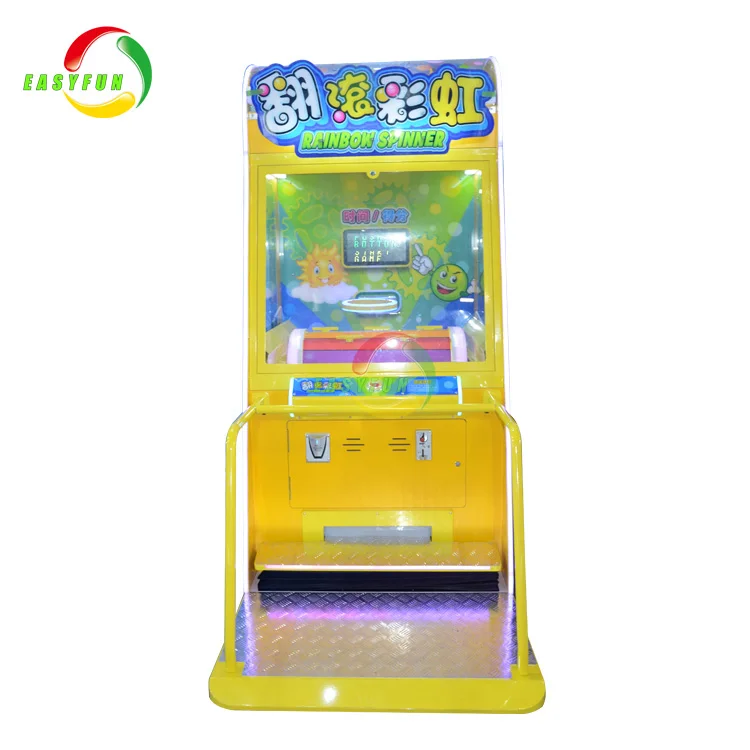 Amusement Rainbow Spinner Redemption Lottery Games Ticket Prizes Arcade Game Machine