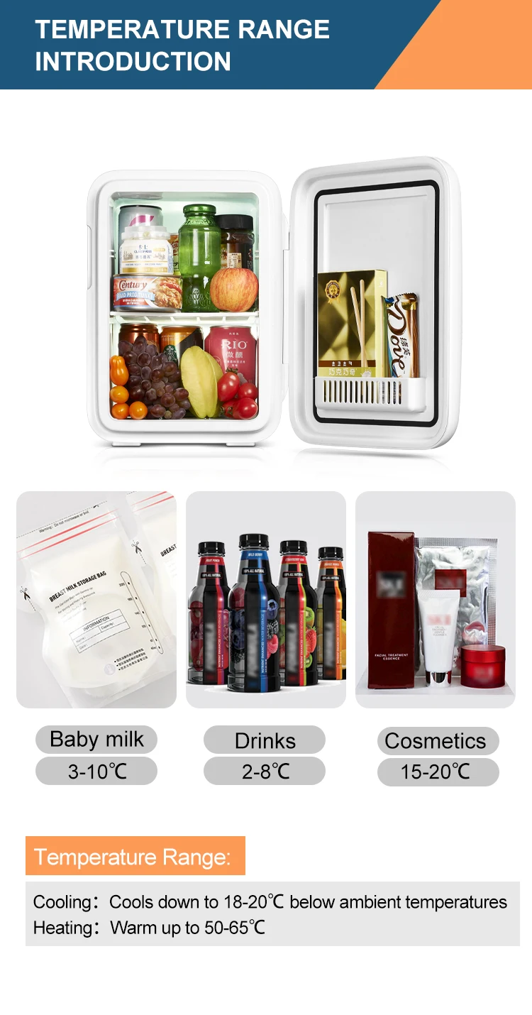 Recharge Fridge 16l Mini Car Fridge Mini Refrigerator Dc 12v Ac 220v