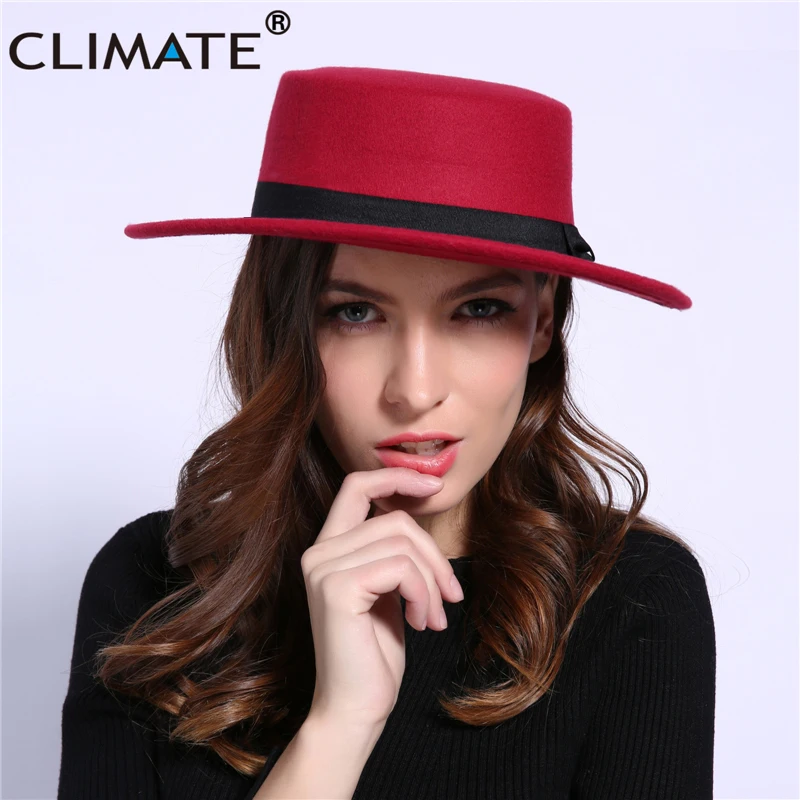 Topi fedora wanita Clearance
