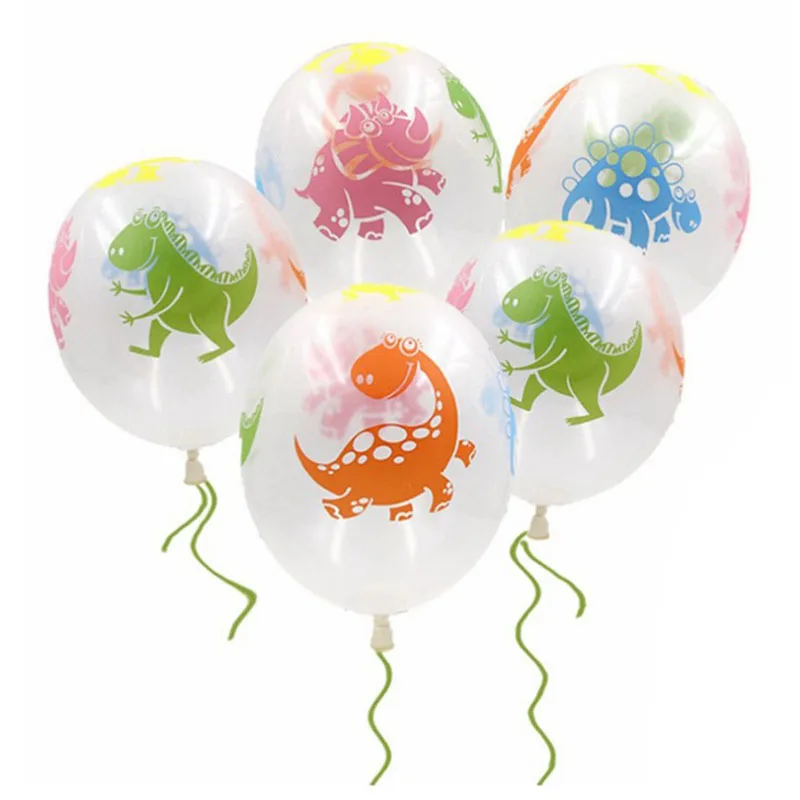 12" Dinosaurs Latex Balloon Holiday Celebration Kids Birthday Party Decor Gift
