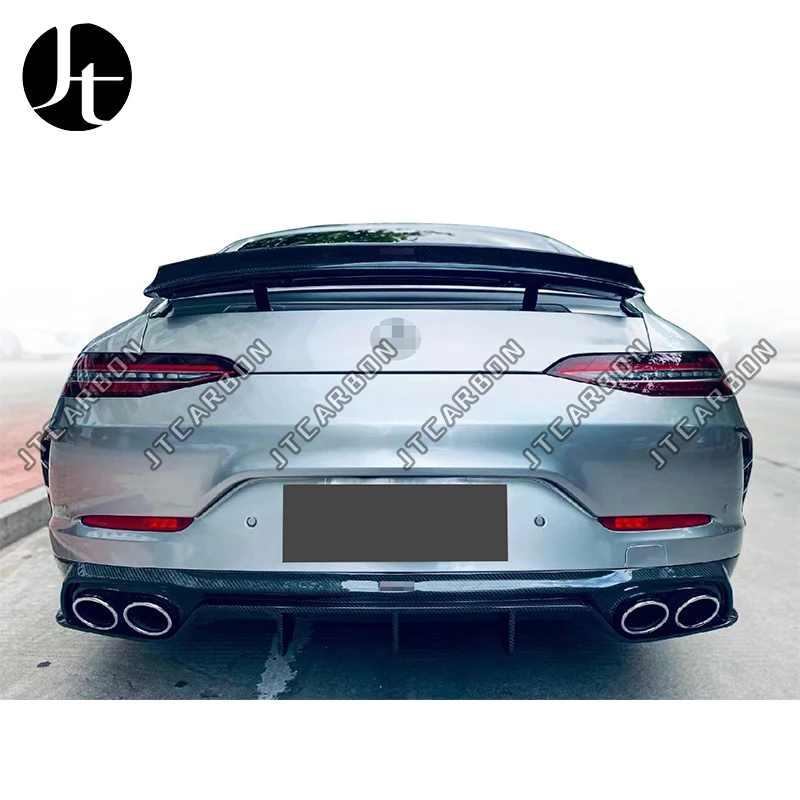 Full Carbon Fiber Rear Spoiler Base Spoiler Frame Ducktail Wing For