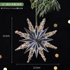 Lf-sequined multi-star hanging ornament