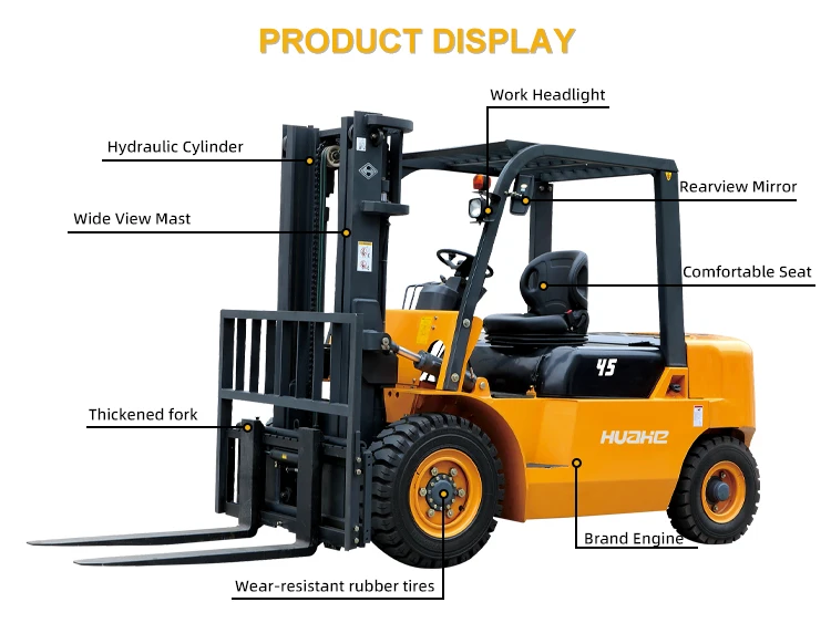 5 Ton diesel Forklift Low Price Factory Direct Sales diesel Forklift for Construction
