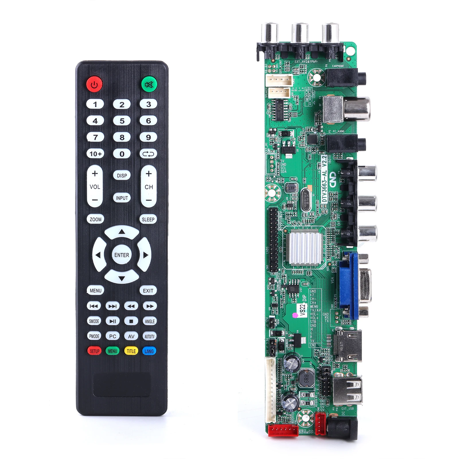 High Quality Universal LCD LED Circuit V56 V59 DVB T2 TV Control Main Mother Board