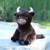 Mischievous highland cow-27 cm-coffee