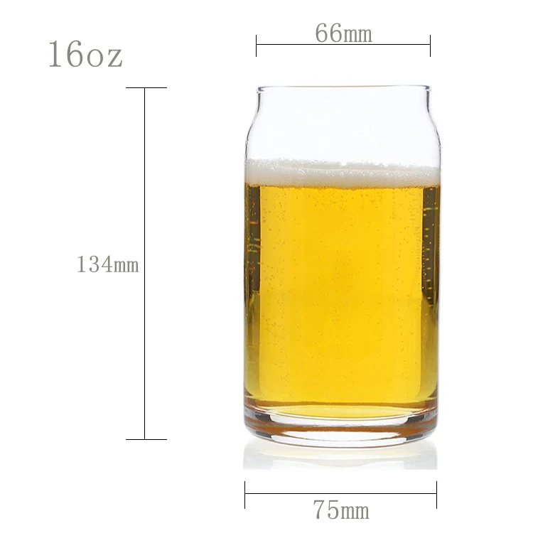 Beer Can Glasses With Bamboo Lids/beer Can Glass With Bamboo Lid Buy