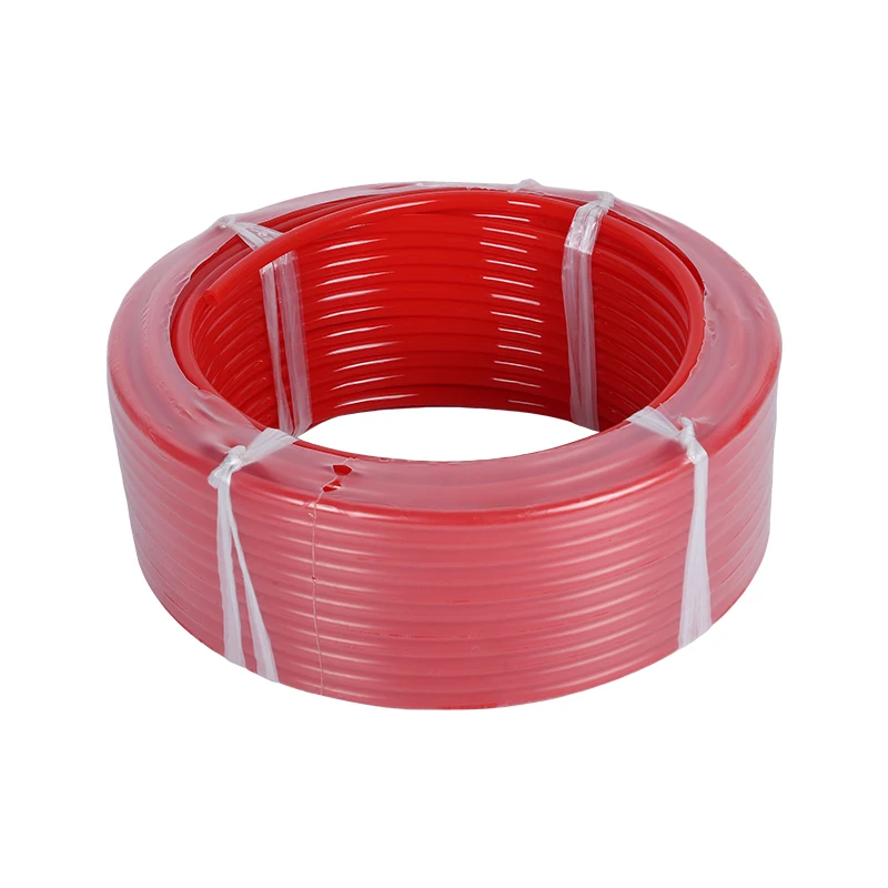 product high grip glossy surface polyurethane round belt hollow polyurethane drive belt for seamless power transmission-6