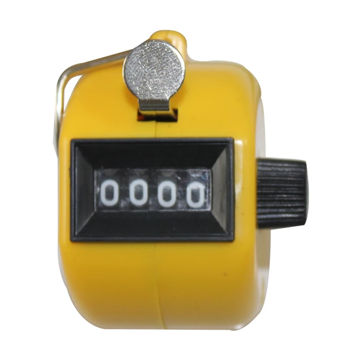 6.5 4 Digits Number Clicker Metal Hand Tally Counter for Golf