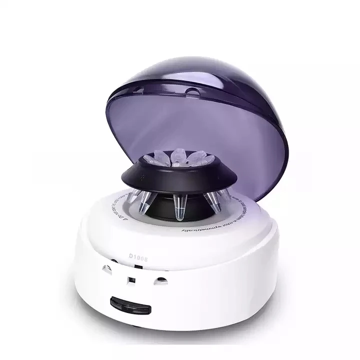 IKEME 7000rpm Lab Mini Prf Cgf Microcentrifuge Medical Lab Centrifuge Machine 0.2ml 0.5ml 1.5ml 2ml Tubes Micro Mini Centrifuge