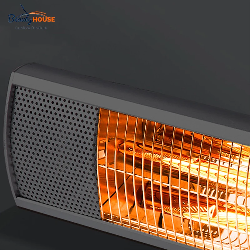 Hot Sale Adjustable Power 650/1300/2000w Electric Wall Mounted Halogen