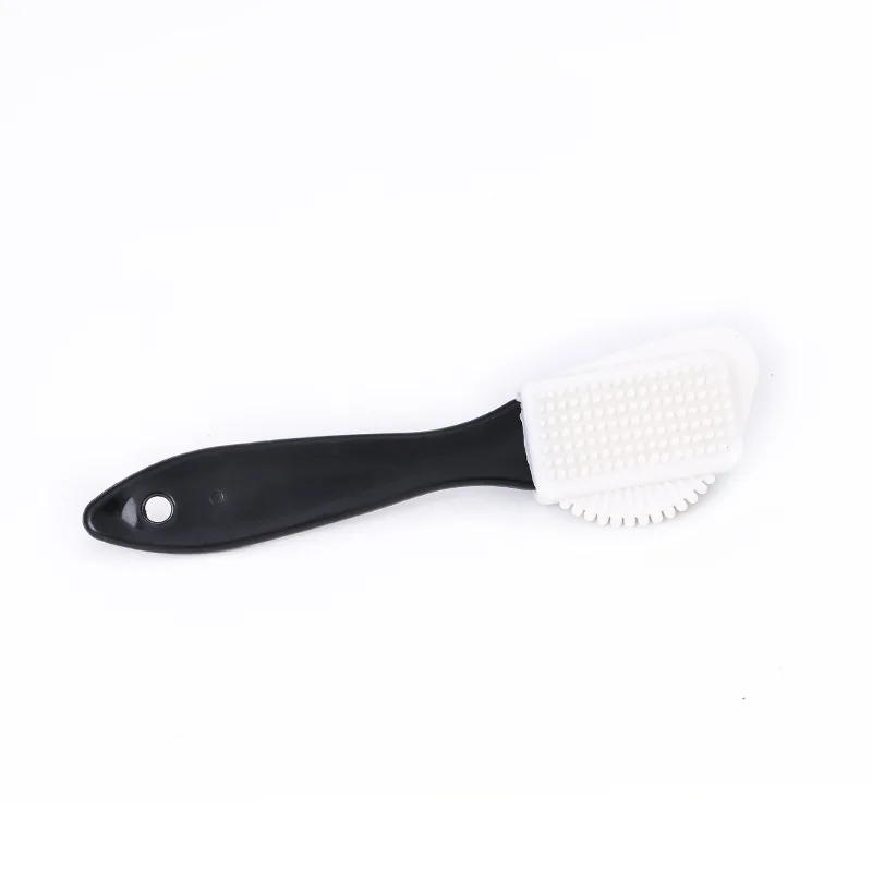 QY Double Sided Shoe Brush Cleaning and Decontamination Copper Suede Leather Shoes