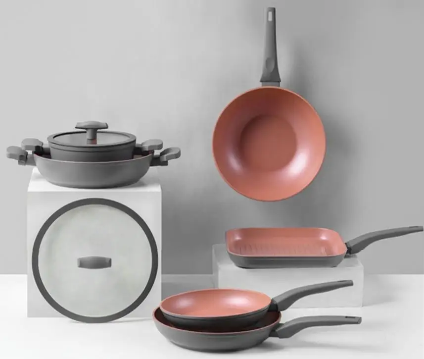 Hot Sell Induction Bottom Ceramic Cookware Sets Wholesale Aluminum Cookware Buy Cookware Set