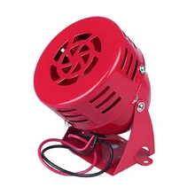 MS-190 Mini motor siren wired mounted electric auto motor siren factory mines airports use firm Alarm AC 220V 110V DC 24V 12V