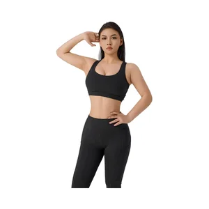 China Supplier Two Piece Set Women Clothing Workout Sports Clothing Tight Leggings Yoga Set  Yoga  Wear