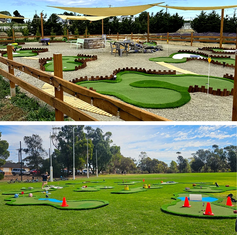 Portable Mini Golf Courses Putting Green for Backyard Office Foldable ...