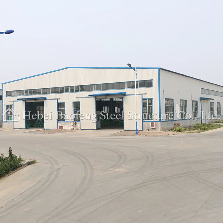 Hebei Легкая металлическая стальная конструкция строительная сборная мастерская по низкой