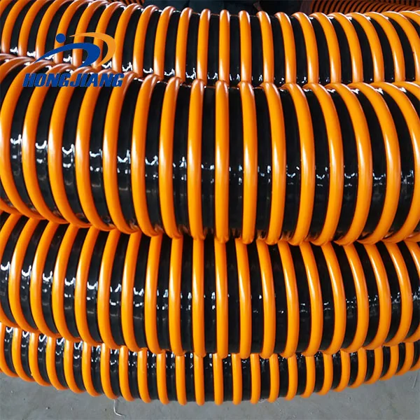 Rigid PVC Helix Reinforcement Suction Hose PVC Grit Reinforced Suction ...