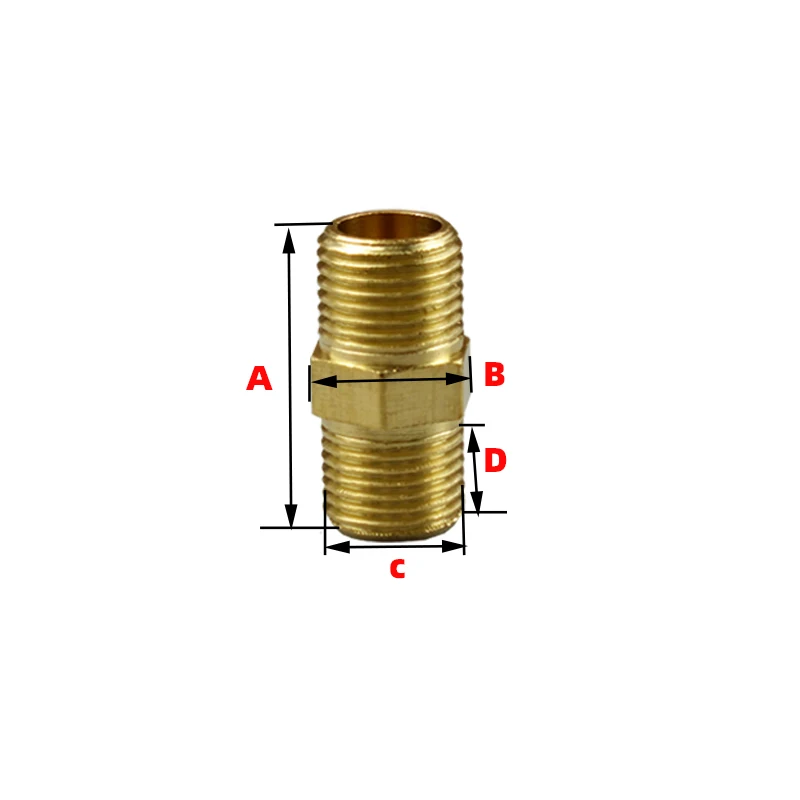 Male/ Female Thread Adapter All Copper Material Pressure Resistance And