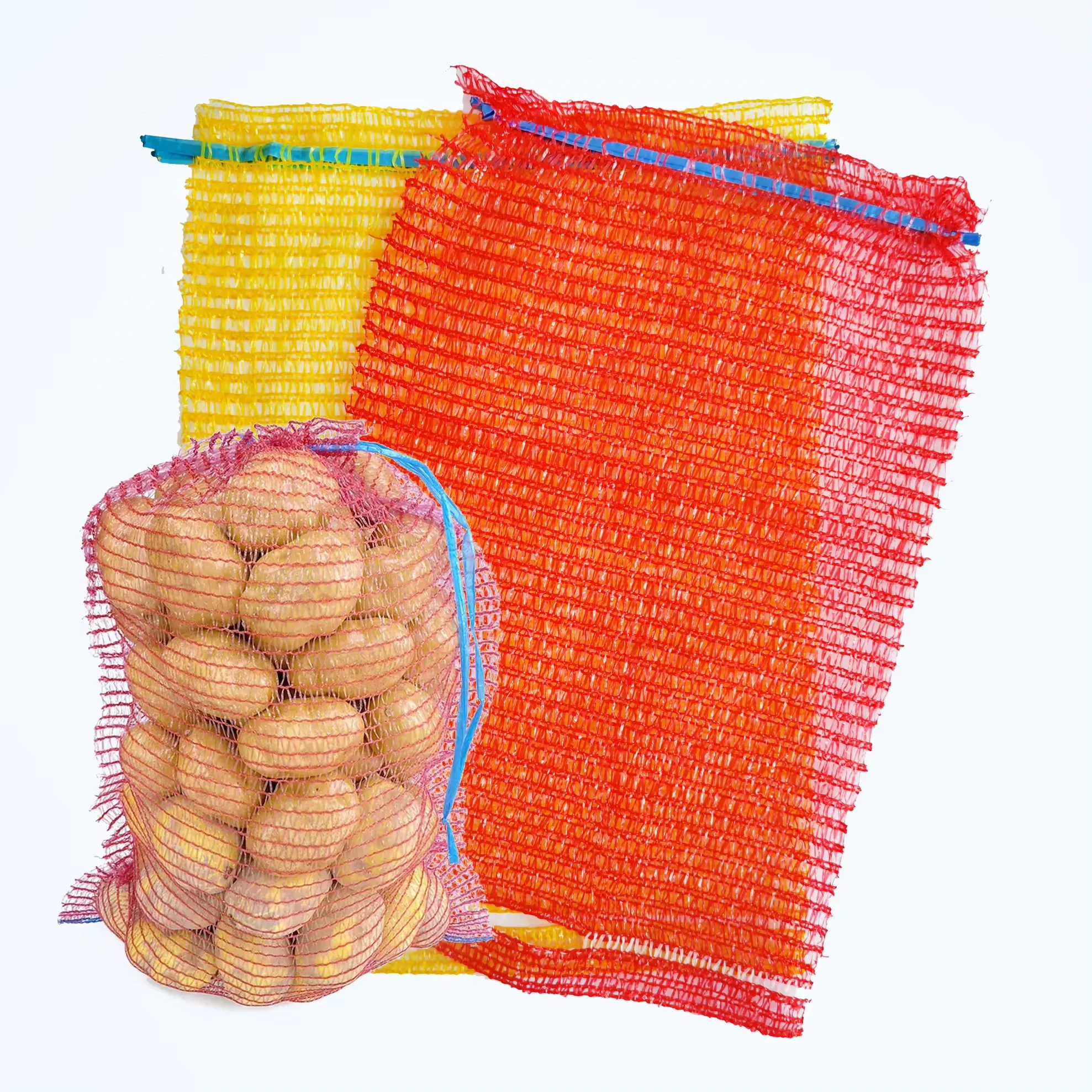 Wholesale Hdpe Plastic Polypropylene Pp Leno Mesh Bags Onion Raschel Sacks