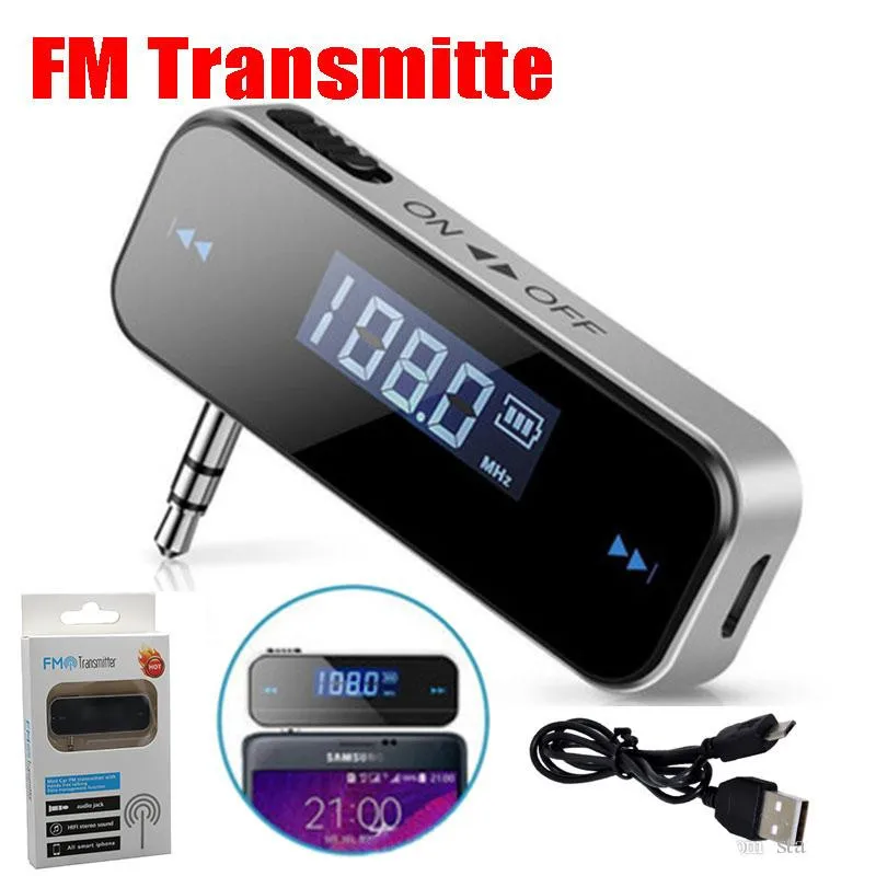 genezen Sluiting conservatief 3.5mm Cell Phone Handsfree In-car Fm Transmitter Mini Wireless Transmitter  For Iphone 5 5s 6 Ipod Touch Ipad With Retail Package - Buy 3.5mm Cell  Phone Handsfree In-car Fm Transmitter Mini Wireless