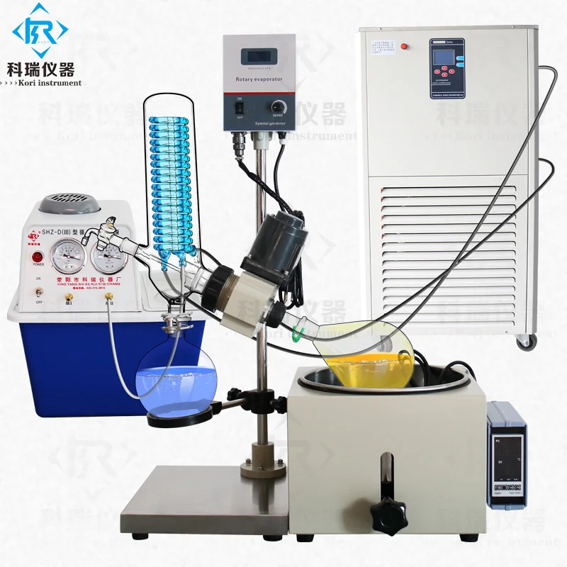 RE-201D Chemical 1l Rotovap Rotary Evaporator Vacuum Distillation Distiller evaporation device for laboratory