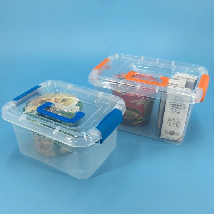 Transparent  Kitchen Clear Plastic Containers Storage Boxes With Lids