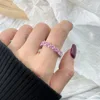 Plaqué rhodium pierre rose R1494