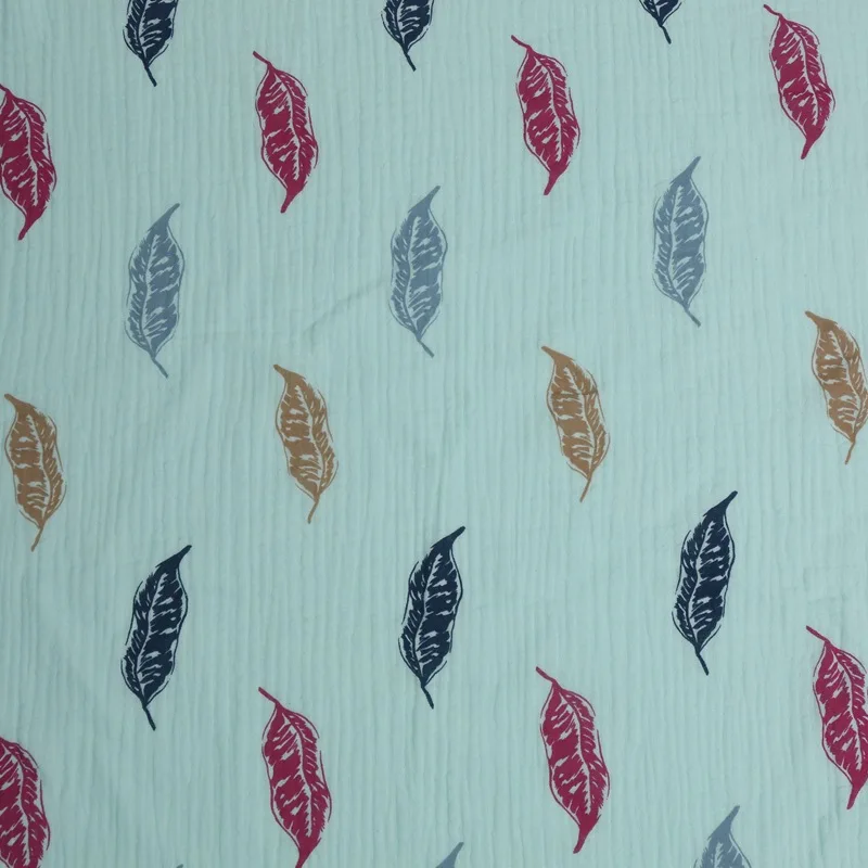 Креп из чистого хлопка, ткань для рукоделия, шитье, лоскутное шитье, дышащая хлопчатобумажная креп-ткань, Seersucker, плотный материал для детей и малышей