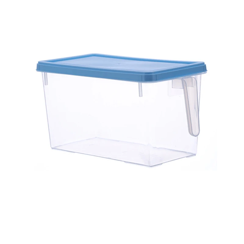 Square Handle Food Storage Organizer Boxes Sealed Home Organizer Food Container Refrigerator Storage Boxes supplier