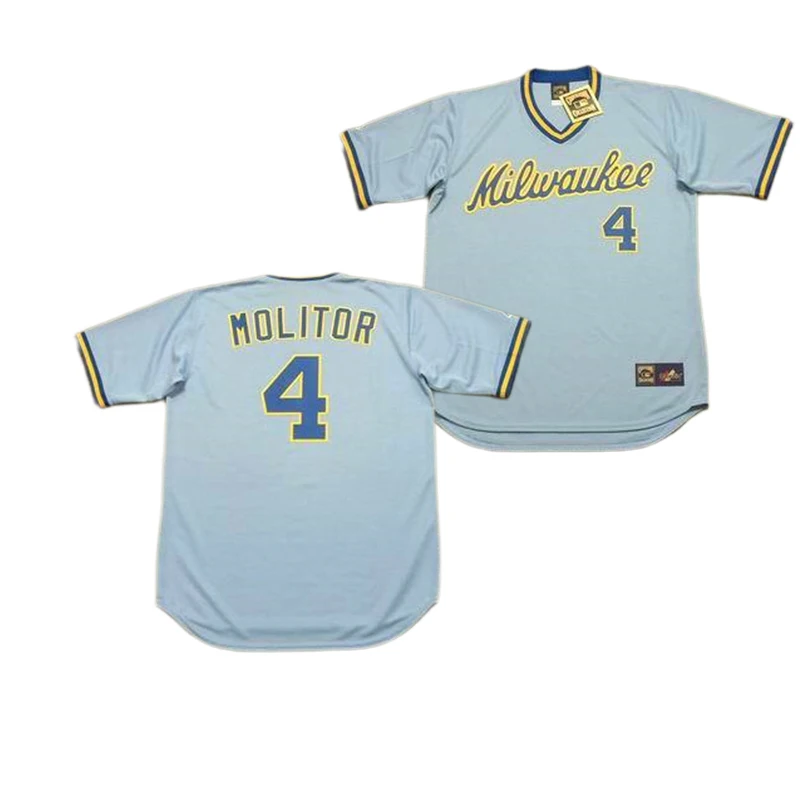 Lot Detail - Sal Bando 1980 Milwaukee Brewers Professional Model Jersey  w/Heavy Use