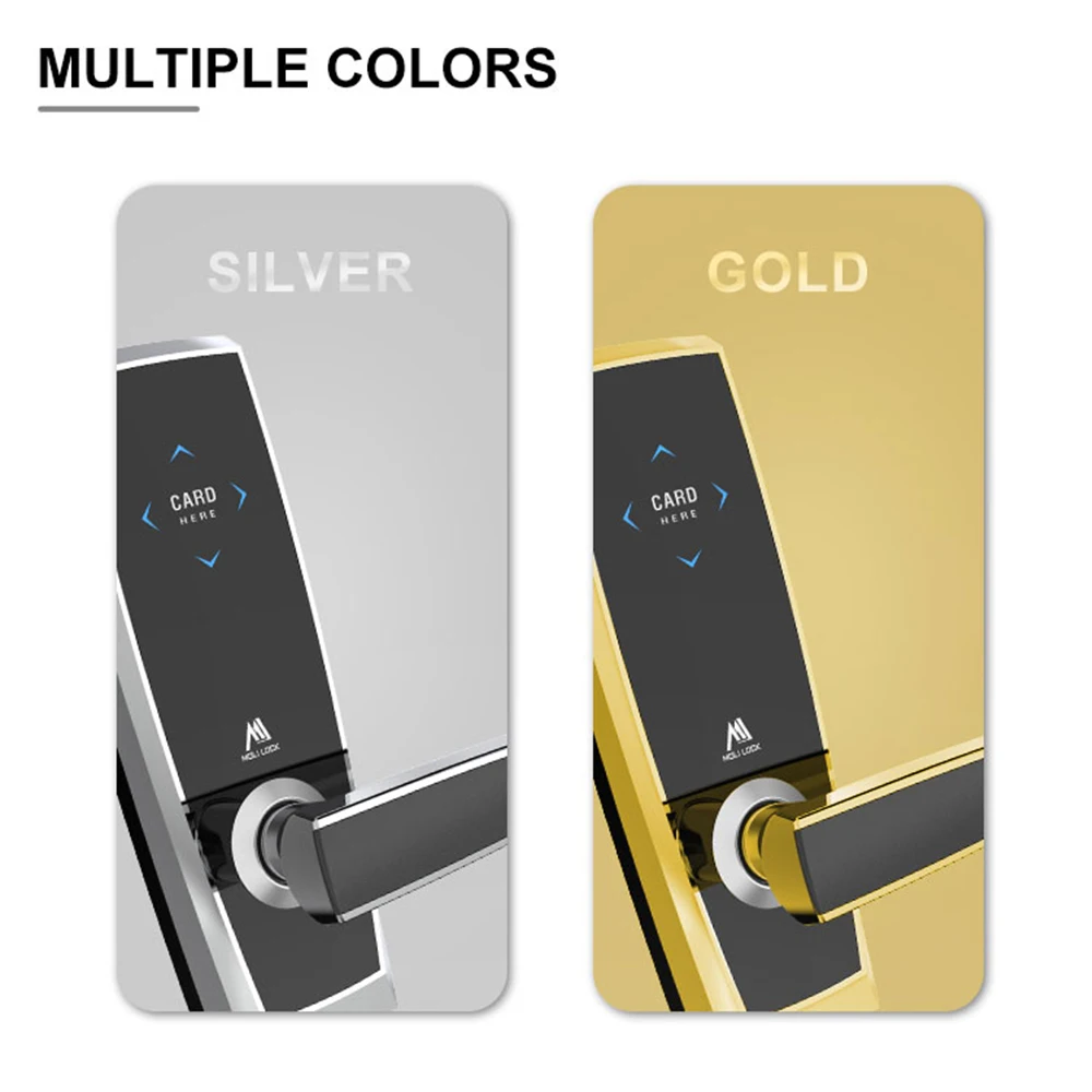 2024 Smart Card Access Control System Rf Hotel Room Door Lock With Free Software Smart Door Lock