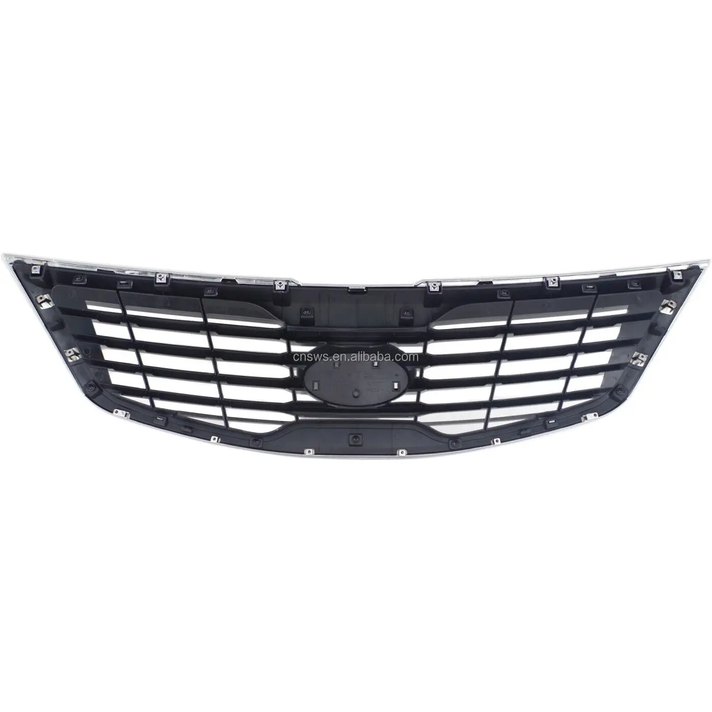 product for kia sportage 2011 2012 replacement chrome gray insert plastic front bumper cover upper grille-37